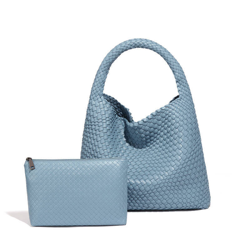 Leather Hand-Woven Tote HandBag