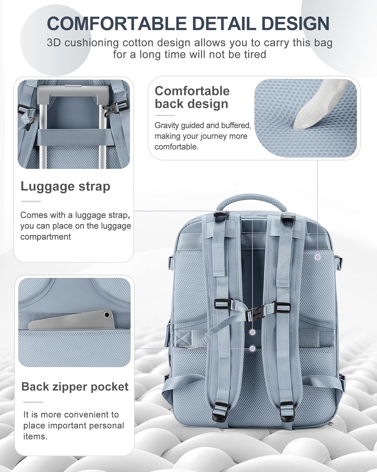 Large Travel Backpack Waterproof Bag