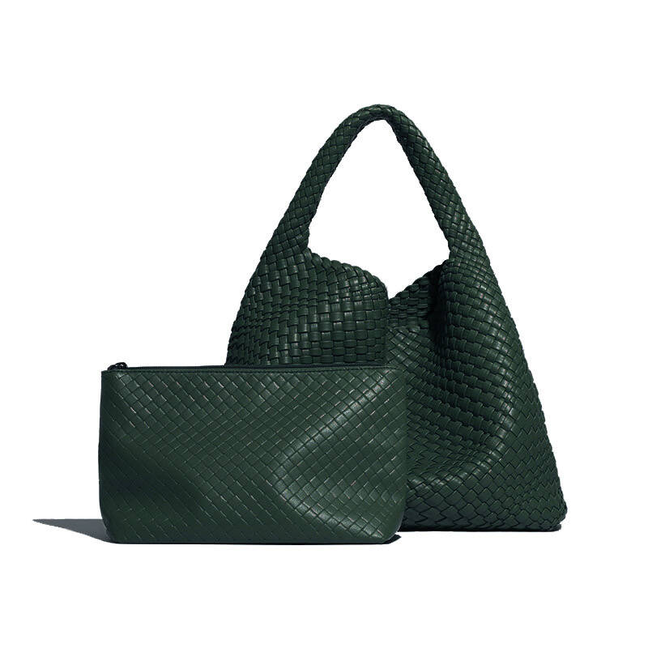 Leather Hand-Woven Tote HandBag